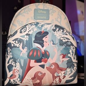 Loungefly Disney Snow White And The Seven Dwarfs Forest Animals Mini Backpack